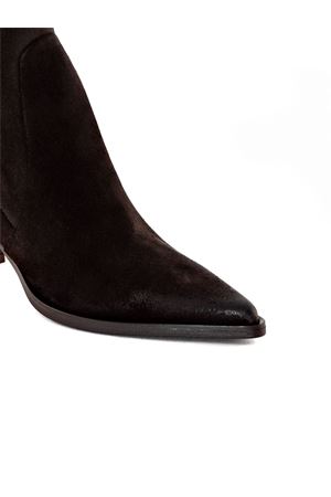 Brown suede ankle boots ELENA IACHI | E4171EBANO